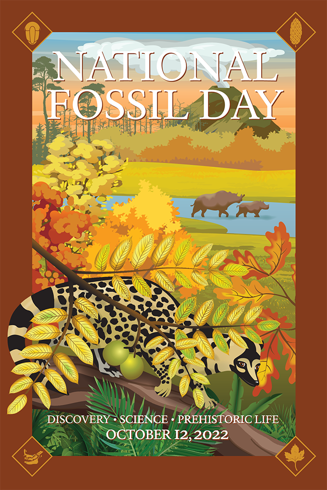 National Fossil Day Poster
